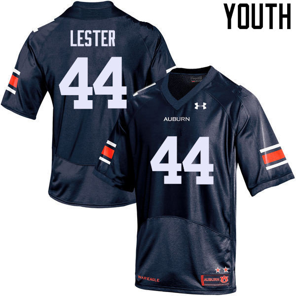 Auburn Tigers Youth Raymond Lester #44 Navy Under Armour Stitched College NCAA Authentic Football Jersey MSL8274JR